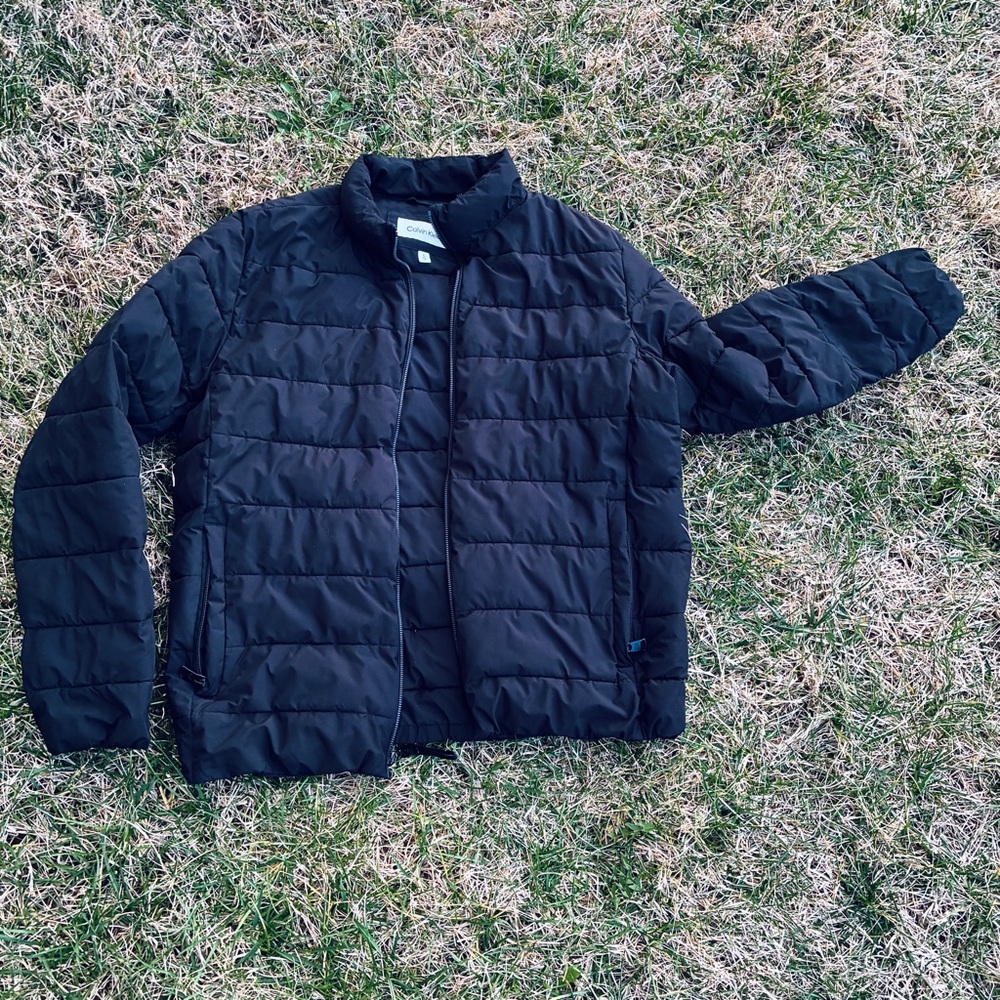 Calvin Klein black Puffer Black Jacket - lightweight Sorona Aura material